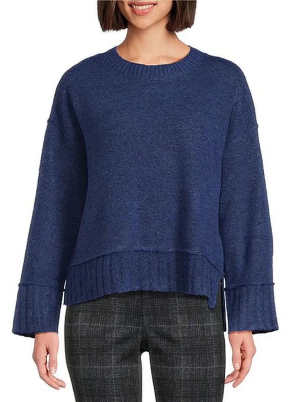 NWT Westbound Ultra Soft Boxy Oversized Sweater Navy Blue L